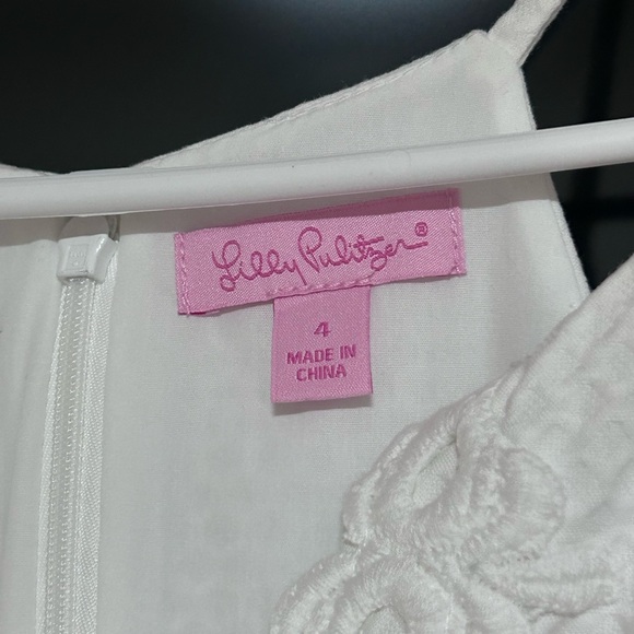Lilly Pulitzer | white blouse tank size 4 - Picture 4 of 7